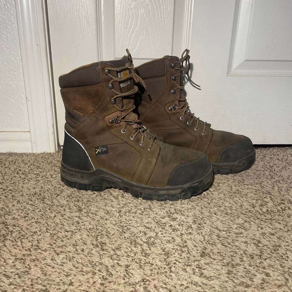 Carhartt Men's Rugged Flex 8 Inch Waterproof Insulated Composite Toe Work Boot